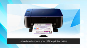 Learn how to make your offline printer online ?