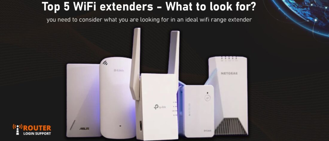 Top 5 WiFi Extenders With Their Specifications